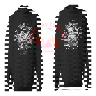 Workout Gym Santa Claus Fitness Bodybuilding Swole Sweatshirt - Monsterry