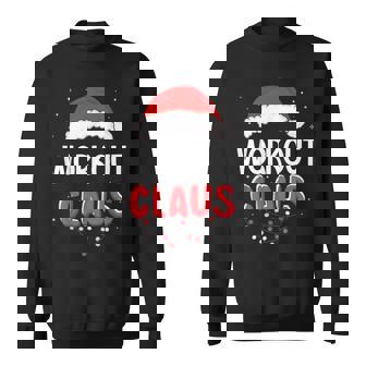 Workout Santa Claus Christmas Matching Costume Sweatshirt - Monsterry