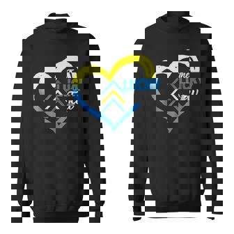 World Down Syndrome Awareness Day The Lucky Few Tattoo Sweatshirt | Mazezy