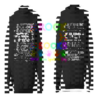 World Down Syndrome Day Rock Your Socks Awareness Support Sweatshirt - Monsterry