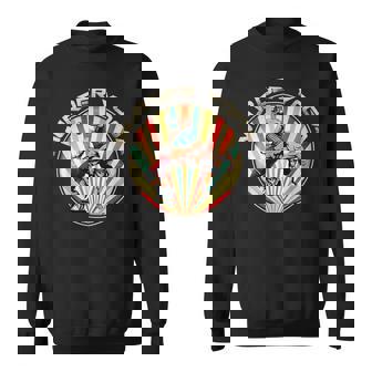 Wrestler Murder Yoga Vintage Retro Sunset Wrestling Sweatshirt - Monsterry