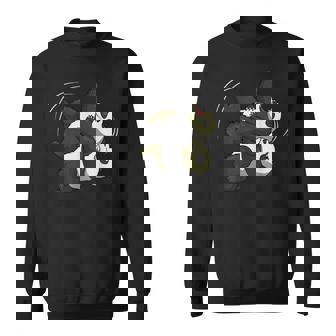Wrestling Giant Panda Bear Wrestler Fighting Sweatshirt - Monsterry