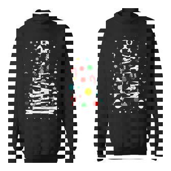 Xmas Bones Skeleton Christmas Tree Sweatshirt - Monsterry