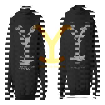 Yellowstone Dutton Ranch Gold Y Logo S Sweatshirt - Geschenkecke