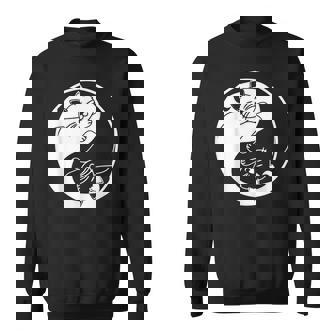 Yin Yang Cats Humoristique Yin Yang Sweater e - Cadeauxyz