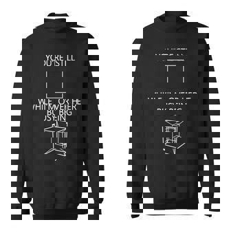 You'Re Square I'm Tesseract Math Science Graphic Sweatshirt - Monsterry