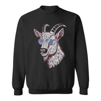 Ziege Stofftier Ziege Kostüm Kid 3 Ziegen Heulen Auf Mond Sweatshirt - Geschenkecke