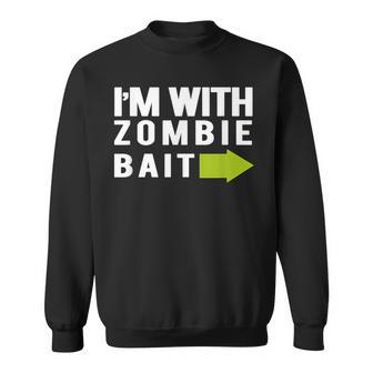 Zombie Bait Halloween Scary Sweatshirt - Monsterry