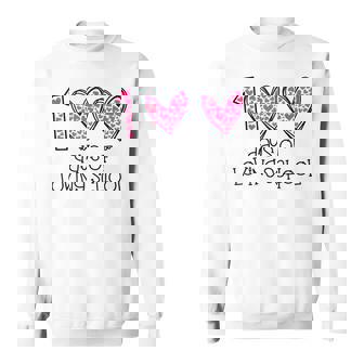 100 Days Of Loving School Heart 100Th Day Of School Students Sweatshirt - Seseable