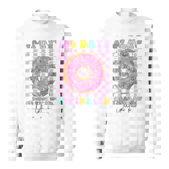 100 Days Sprinkled With Fun Donuts 100 Days Smarter School Sweatshirt - Thegiftio