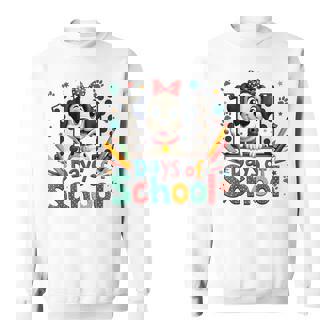 101 Days Of School 100 Days Of School Cute Dogs Sweatshirt - Thegiftio UK