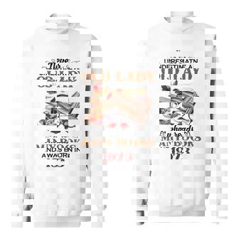 1973 An Old Lady Who Reads Many Books Sweatshirt | Mazezy