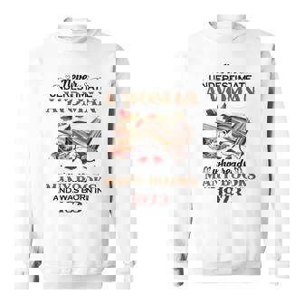 1973 A Woman Who Reads Many Books Sweatshirt | Mazezy