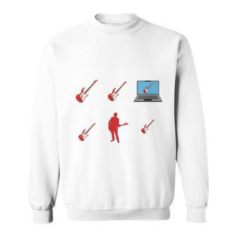 6 Things I Do In My Spare Time Bajista Manga Larga Camisa de entrenamiento - Regaloses