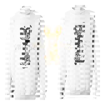 African Wild Dog T-Shirt Sweatshirt - Monsterry