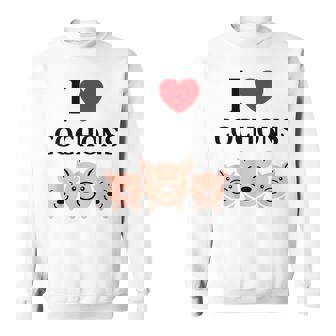 Agriculteur Simple Cochon Animaux Humour I Love Cochons Sweater e - Cadeauxyz