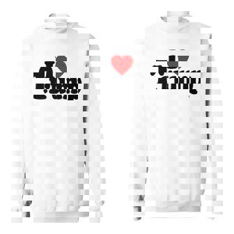 Amo Corazón Donald Trump Djt Camisa de entrenamiento - Regaloses