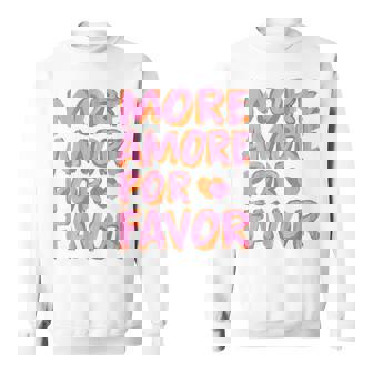 More Amore Por Favor X Mehr Liebe Selbstliebe Selflove Back Sweatshirt - Geschenkecke