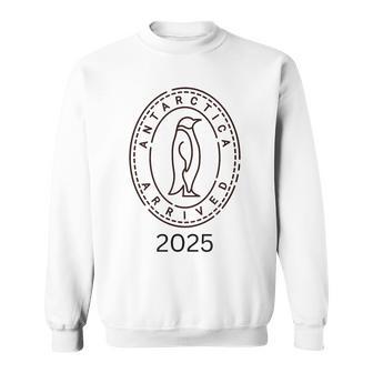 Angekommen In Der Antarctic 2025 Gray Sweatshirt - Geschenkecke