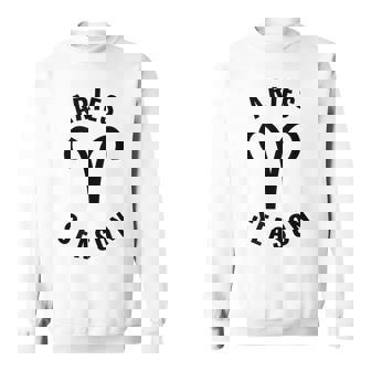 Aries Season Astrology April Zodiac Sign Sweatshirt - Monsterry