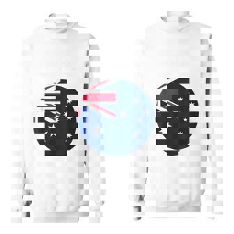 Australia Flag Modern Sweatshirt | Mazezy