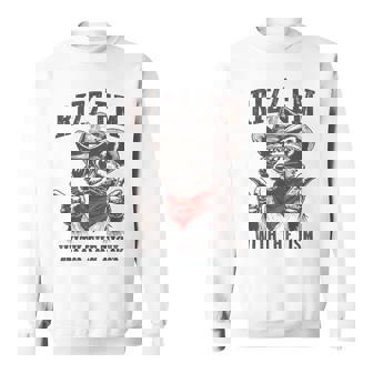 Autism Rizz Em With The Tism Meme Autistic Raccoon Sweatshirt - Thegiftio UK