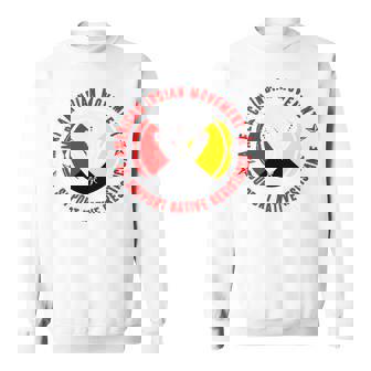 Avec Inscription American Indian Movement Support Manche Longue Sweater e - Cadeauxyz