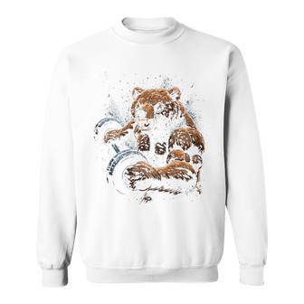 Bear Gym Fitness Backprint Sweatshirt - Geschenkecke