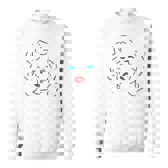Beautiful Marilyn Face Classic Portrait Sketch Shirt Sweatshirt - Monsterry