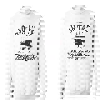 Beef Cow Farmer Tshirt Hereford Cattle Vintage Look Cow Tee Sweatshirt - Monsterry