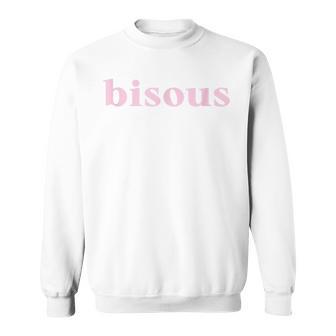 Bisous Kisses Graphic Blue S Sweatshirt - Geschenkecke