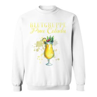 Blood Group Pina Colada Bartender Sweatshirt - Geschenkecke