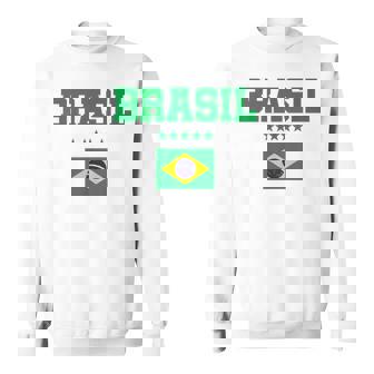Brazil Flag Brazil Fanintage Samba Brazil Yellow S Sweatshirt - Geschenkecke