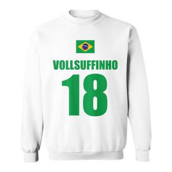 Brazil Party & Sauf Jersey For Malle Holiday Party Crew Yellow Sweatshirt - Geschenkecke