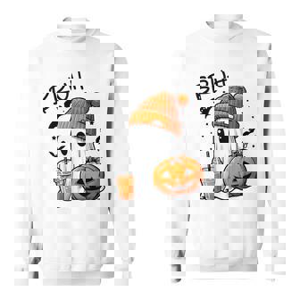 Bruh Halloween Tshirt Kids Cute Ghost Boo Bruh Pumpkin Spice Sweatshirt - Monsterry