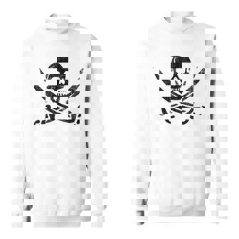 Calico Jack Sword Pirate Flag Graphic Sweatshirt - Monsterry