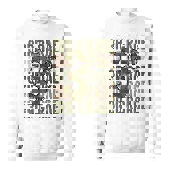 Camo Team 3rd Grade Squad Back To School Teacher Kids Boys Sweatshirt - Monsterry