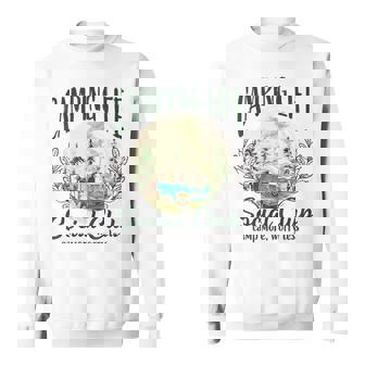 Camping Life Social Club Camping Adventures Campfire Tees Sweatshirt - Monsterry
