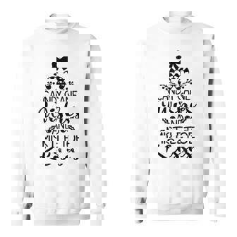 Candy Cane Wishes And Mistletoe Kisses Festive Christmas Tee Sweatshirt - Monsterry