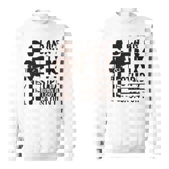 I Can'T Fix Stupid But I Can Cast On It Orthopedic Surgeon Sweatshirt - Monsterry