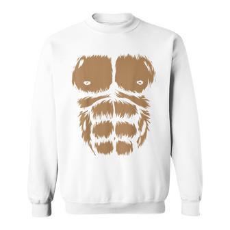 Carnival Costume Gorilla Aaffe Fancy Dress Carnival Brown Sweatshirt - Geschenkecke