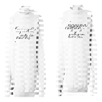 Champagne And French Fries Sweatshirt | Mazezy