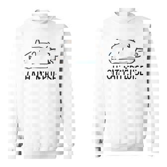 Chat Humour Cadeau Chat M'épuise Sweater e - Cadeauxyz