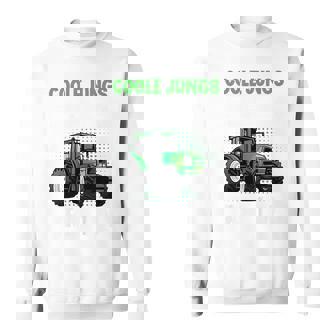 Children's Cool Boys Driving Tractor Tractor Sayings Boy Sweatshirt - Geschenkecke