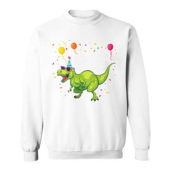 Children's Geburtstags 6 Jahre Junge Dinosaurier Dino Ich Bin 6 Sweatshirt - Geschenkecke