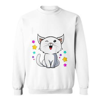 Children's Ich Bin 7 Jahre Alt Katzensieben 7Th Birthday Sweatshirt - Geschenkecke