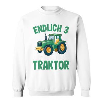 Children's Tractor Boys 3 Years 3Rd Birthday Boys Tractor Sweatshirt - Geschenkecke