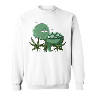 Chill Ma Bong Kiffer Cannabis Chill Toad Joint Sweatshirt - Geschenkecke