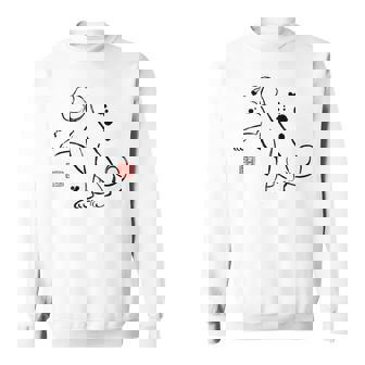 Chinese Zodiac Dog Sumi-e Tee Sweatshirt - Monsterry