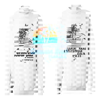Clearwater Beach Florida 2025 Sunset Vintage 70's Retro Sweatshirt - Monsterry